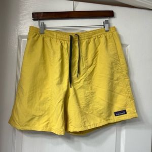 Patagonia Board Shorts (Swim Trunks) - Yellow - Size M